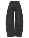 ALEXANDER WANG ALEXANDER WANG 'OVERSIZED ROUNDED' JEANS