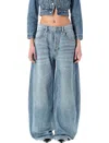 Alexander Wang Oversized Rounded Low Rise Jeans (size 26) In Blue