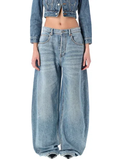 ALEXANDER WANG ALEXANDER WANG OVERSIZED ROUNDED LOW RISE JEANS