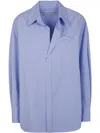 Alexander Wang Oversized Shirt W/ Graphic Embroidery Clothing
