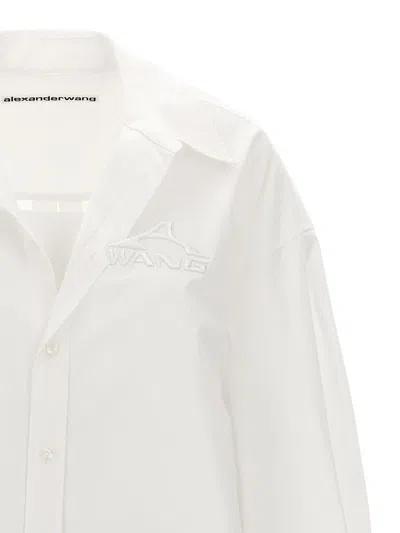 Alexander Wang Oversized Shirt W/ Graphic Embroidery