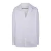 Alexander Wang Oversized Shirt W/ Graphic Embroidery Clothing In White