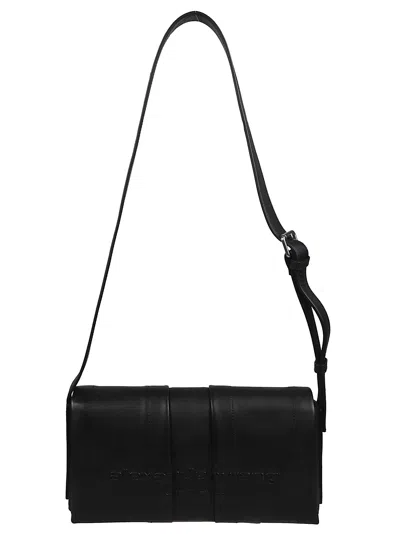 Alexander Wang Pack Medium Flap Cow Leather Crossbody Bag In Red