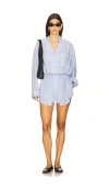 Alexander Wang Pajama Romper In Multi