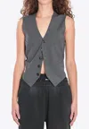 Alexander Wang Paneled Vest With Chain
