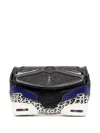 Alexander Wang Panelled Leather Clutch Bag In Black