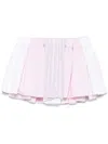 Alexander Wang Light Pink Panelled Shorts In Pink