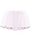 Alexander Wang Light Pink Panelled Shorts In Pink