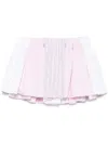Alexander Wang Light Pink Panelled Shorts In Pink