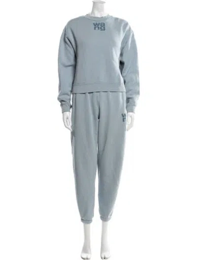 Pre-owned Alexander Wang Pant Set In Blue