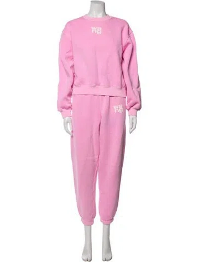 Pre-owned Alexander Wang Pant Set In Pink