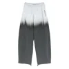 Alexander Wang Gradient Reflective Track Pants In Metallic