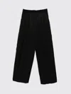 Alexander Wang Trouser W/ Turned Down Elastic Waistband In Black