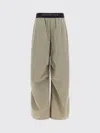 Alexander Wang Wide Leg Pants Featuring Elastic Waistband In Gray