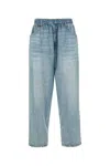 Alexander Wang Printed Denim Track Pant In Nylon In Printed