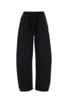 Alexander Wang Black Cotton Blend Joggers In Black
