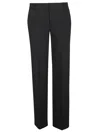 Alexander Wang Pressed-crease Trousers In Black