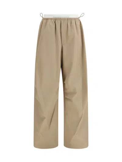 Alexander Wang Women Drawstring Pants In Brown