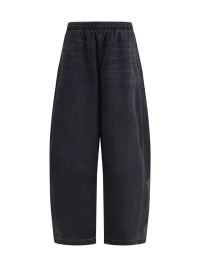 Alexander Wang Track Pants With Elastic Waistband In Black