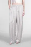 Alexander Wang Pants In Grey Viscose In Grey