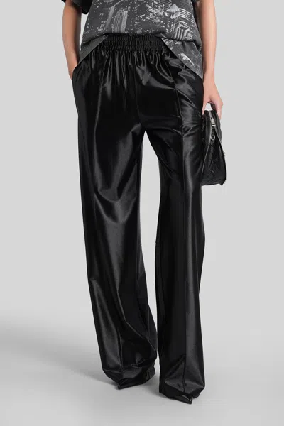 ALEXANDER WANG PANTS IN BLACK POLYESTER