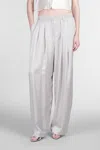 Alexander Wang Pants In Grey Viscose In Grey