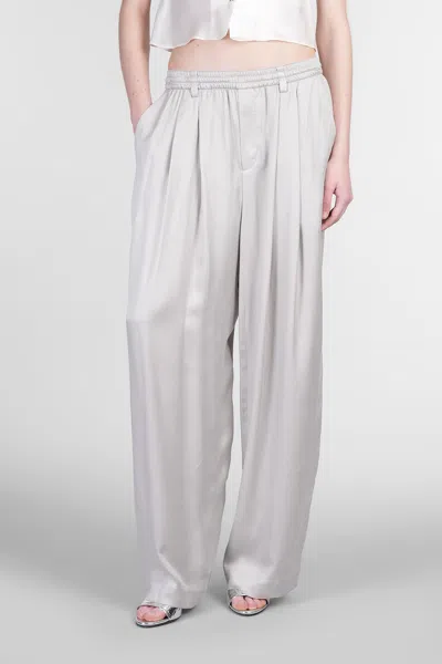 Alexander Wang Pants In Grey Viscose