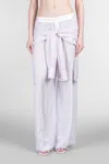 Alexander Wang Boxer Pant With Prestyled Shirt In Multicolor