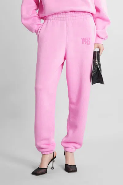 Alexander Wang Essential Terry Classic Sweatpant In Pink