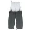 Alexander Wang Gradient Reflective Track Pants In Gray