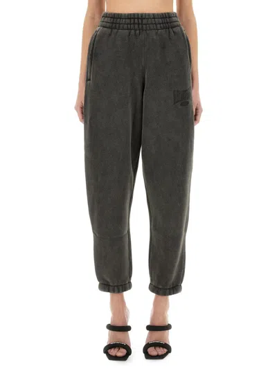 ALEXANDER WANG ALEXANDER WANG PANTS WITH LOGO PRINT