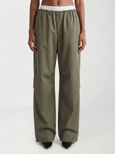 Alexander Wang Pants Woman  In Green