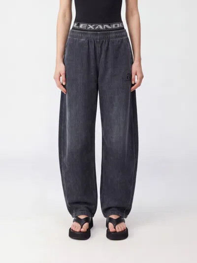Alexander Wang Pants Woman In Blue