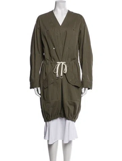 Pre-owned Alexander Wang Parka In Green