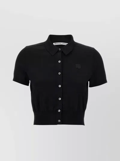 Alexander Wang Patch Logo Polo Shirt