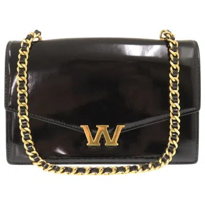 Pre-owned Alexander Wang Patent Leather Handbag () In Black
