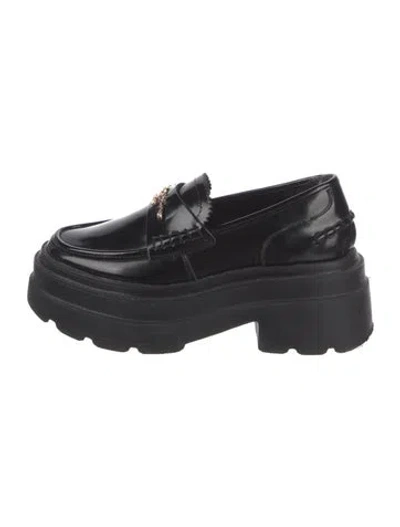 Pre-owned Alexander Wang Patent Leather Mules In Black