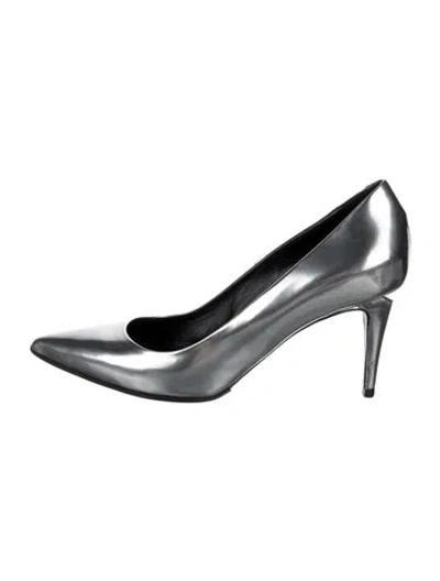 Pre-owned Alexander Wang Patent Leather Pumps In Silver