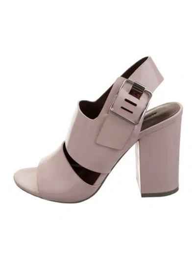 Pre-owned Alexander Wang Patent Leather Sandals In Pink