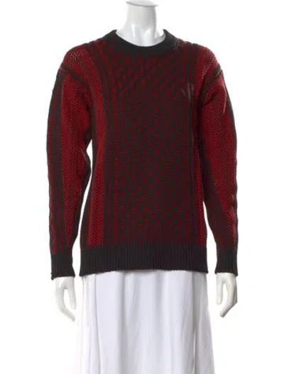Pre-owned Alexander Wang Patterned Crew Neck Sweater In Multi