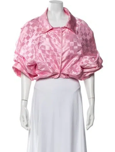 Pre-owned Alexander Wang Patterned Jacket In Pink
