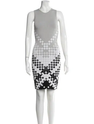 Pre-owned Alexander Wang Patterned Midi Length Dress In Multi