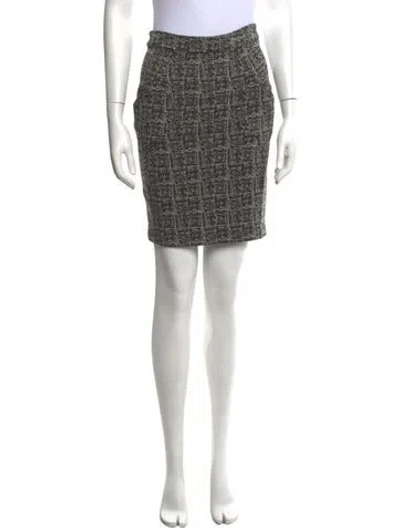 Pre-owned Alexander Wang Patterned Mini Skirt In Black/neutrals