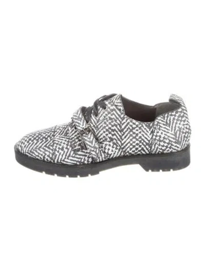 Pre-owned Alexander Wang Patterned Oxfords In Multicolor