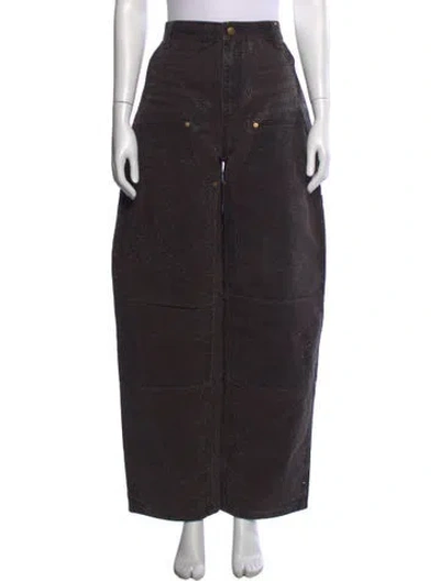 Pre-owned Alexander Wang Patterned Wide Leg Pants W/ Tags In Gray