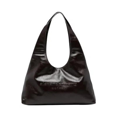 Pre-owned Alexander Wang Pike Medium Hobo Bag 'oxblood' | Black | Women's Size Onesize