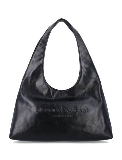 Alexander Wang Pike Medium Hobo In Black
