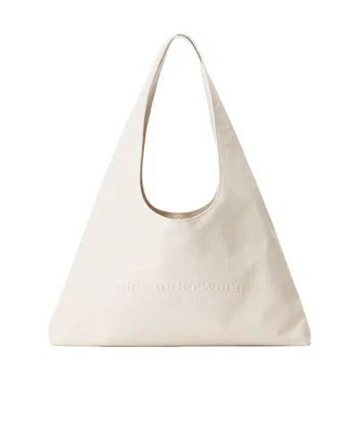 Alexander Wang Pike Medium Hobo In White