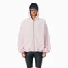Alexander Wang Pink Cotton Logo Zip-up Hoodie