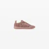 Alexander Wang Lex Logo-embossed Suede Sneakers In Pink